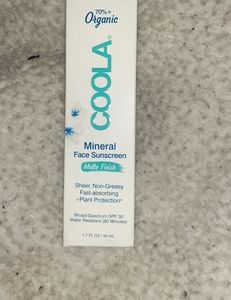 Mineral Face Organic Matte Finish Sunscreen Lotion